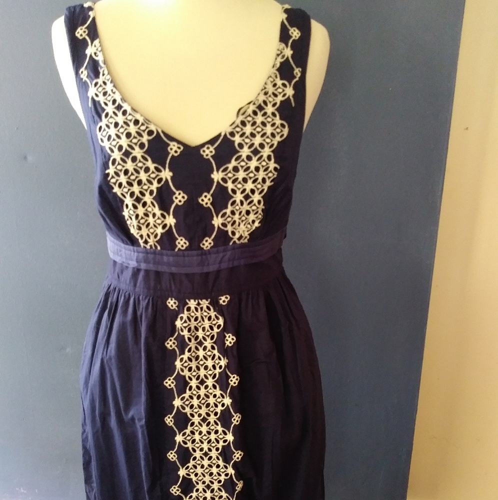 Anthropologie Edme & Esyllte Deep V Summer Dress